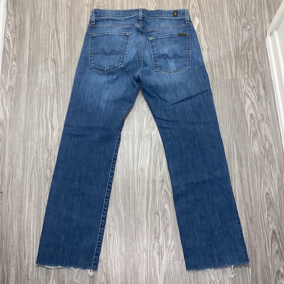 7 For All Mankind Standard Released Hem Jeans - Picture 2 of 9